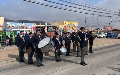 Banda Instrumental Don Bosco volvió a sus presentaciones ante la comunidad
