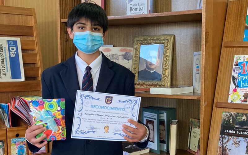 CRA Domingo Savio reconoció al mejor lector de mayo y junio