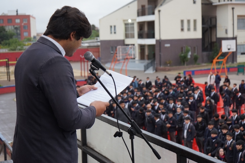 Octubre fue el mes del liderazgo y nuestros estudiantes reflexionaron sobre él durante los buenos días