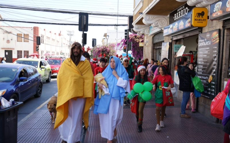 Misión evangelizadora llevó el verdadero sentido de la Navidad a las calles de La Serena