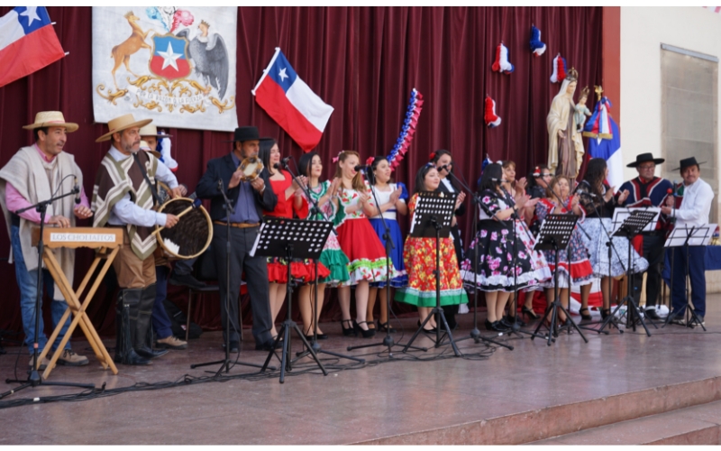 Con bailes y juegos tradicionales la Comunidad Educativa Pastoral celebró las Fiestas Patrias