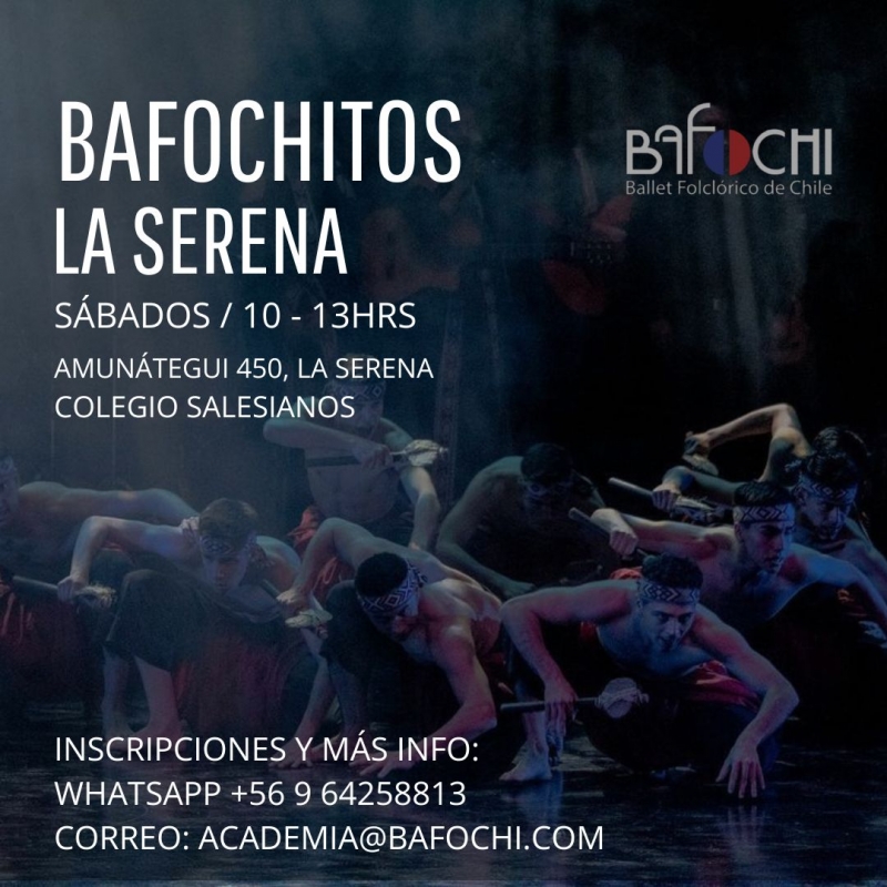 Ballet Folclórico de Chile -BAFOCHI- entregará becas a estudiantes de Salesianos La Serena