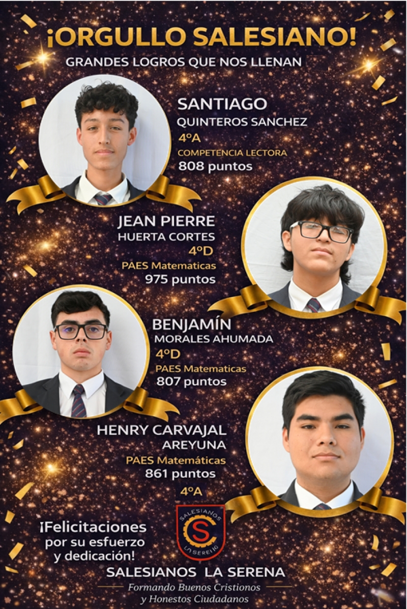 Grandes logros que nos llenan de orgullo Salesiano
