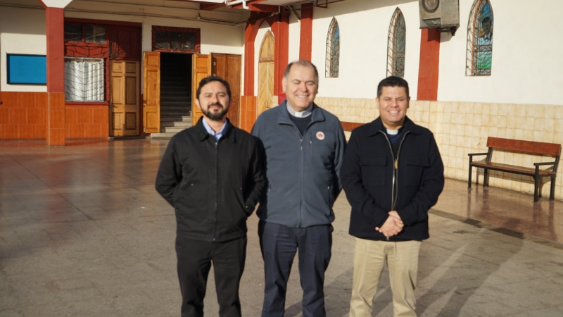 P. Nelson Moreno visita Obra de La Serena y fortalece el sentido de comunidad y esperanza