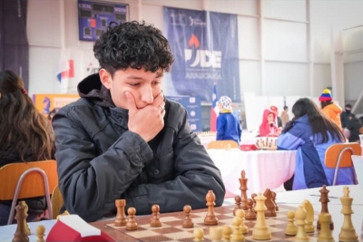 Santiago Quintero en el Campeonato desarrollado en Temuco.